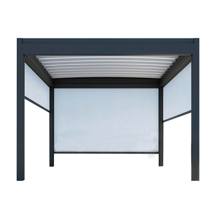 Aluminium-Pergola mit Lamellendach 3 × 3