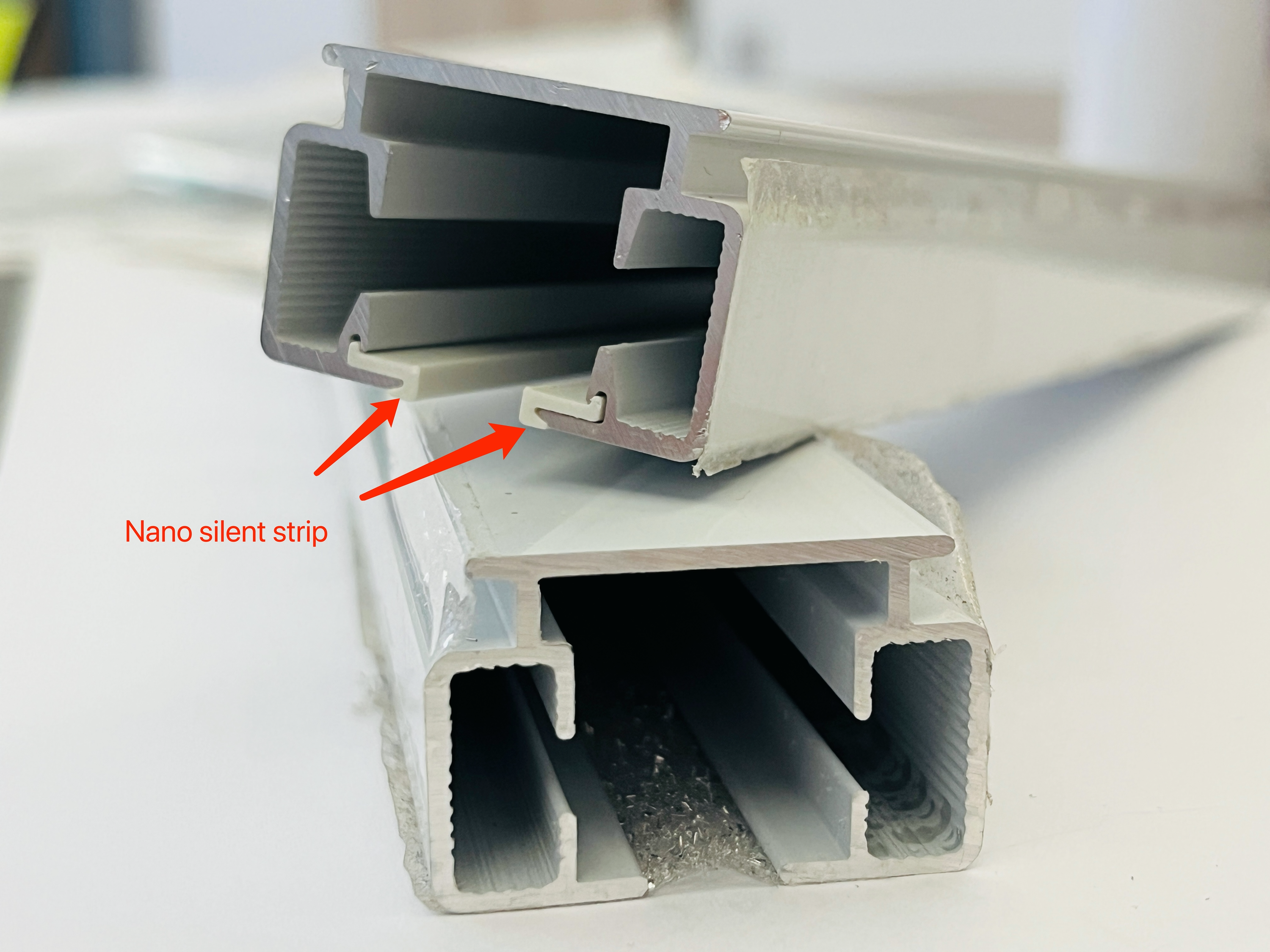 Motorisiertes, superleises Aluminium-Vorhangschienenprofil