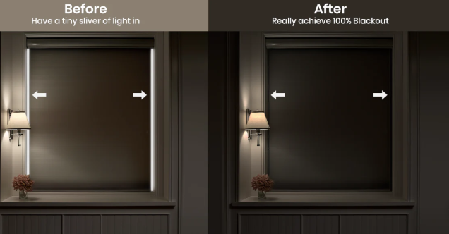 100% Lichtblock Lichtblocker -Streifen