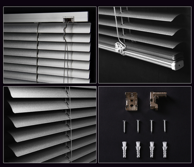 Mini manuelle horizontale Jalousien aus Aluminium