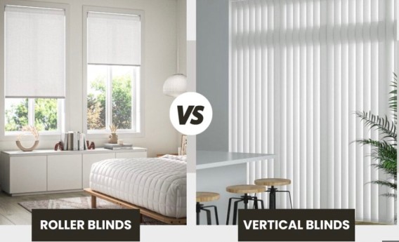 Was ist der Unterschied zwischen Rollos und Vertikaljalousien?