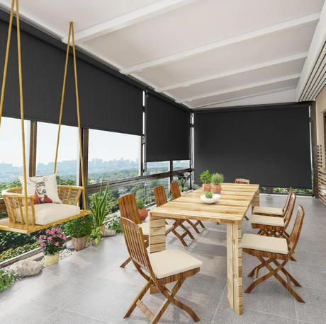 10 'x 8' Outdoor -Kurbelbetriebsschatten im Freien