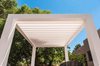 Wasserdichte Pergola für den Außenbereich, motorisierter Terrassenpavillon aus Aluminium