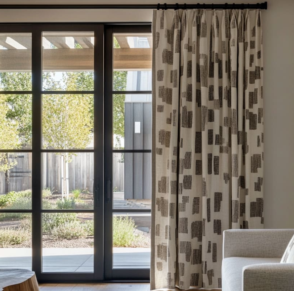 Koordinierter Look für Schiebetüren und angrenzende Fenster