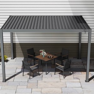 13 x 10 Fuß verstellbare Aluminium-Pergola