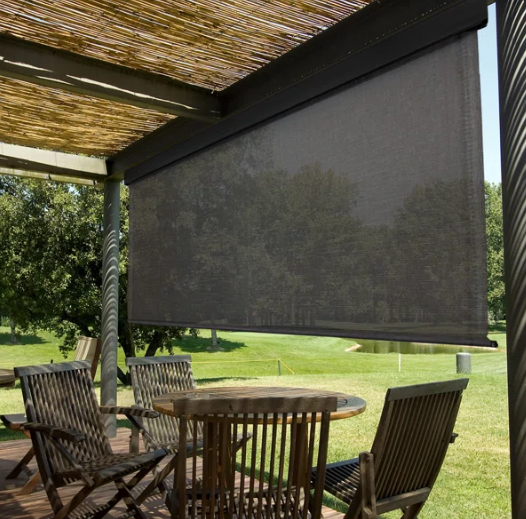 10 ft breite Outdoor -Rolltöne