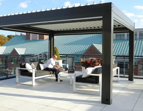 Aluminium-Pergola-Bausatz