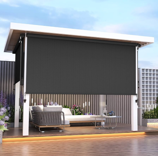 10 'x 8' Outdoor -Kurbelbetriebsschatten im Freien